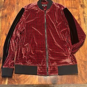Look fly in this never worn velour zip up!